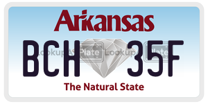 BCH35F  license plate in AR