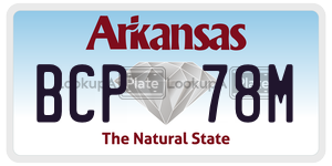 BCP78M  license plate in AR