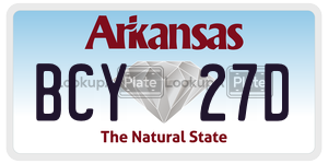 BCY27D  license plate in AR