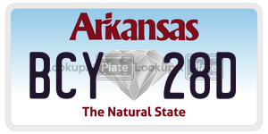 BCY28D  license plate in AR