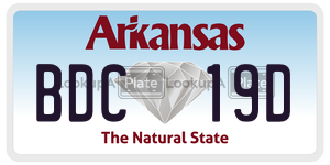 BDC19D  license plate in AR