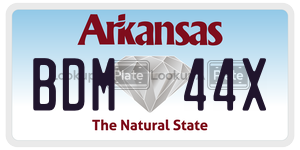 BDM44X  license plate in AR