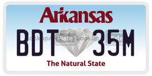 BDT35M  license plate in AR