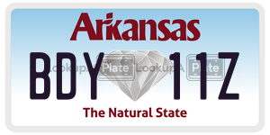 BDY11Z  license plate in AR