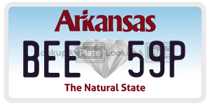 BEE59P  license plate in AR