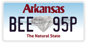 BEE95P  license plate in AR