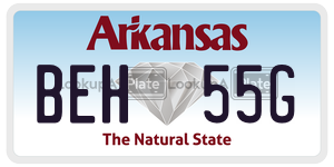 BEH55G  license plate in AR