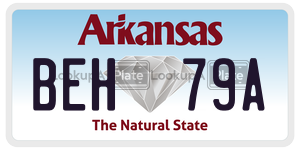 BEH79A  license plate in AR