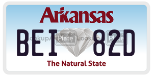 BEI82D  license plate in AR
