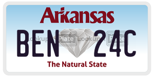 BEN24C  license plate in AR