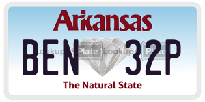 BEN32P  license plate in AR