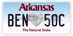 BEN50C  license plate in AR