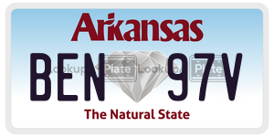 BEN97V  license plate in AR
