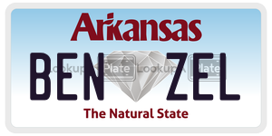 BENZEL  license plate in AR