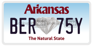 BER75Y  license plate in AR