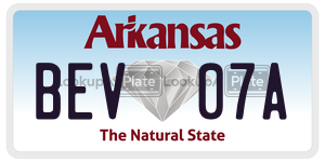 BEV07A  license plate in AR