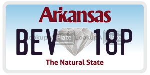 BEV18P  license plate in AR