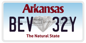 BEV32Y  license plate in AR
