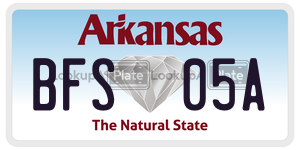 BFS05A  license plate in AR
