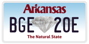 BGE20E  license plate in AR