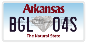 BGL04S  license plate in AR