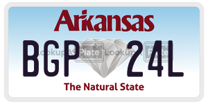 BGP24L  license plate in AR