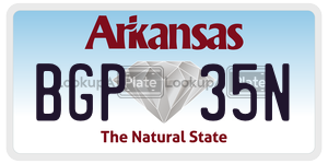BGP35N  license plate in AR