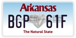 BGP61F  license plate in AR