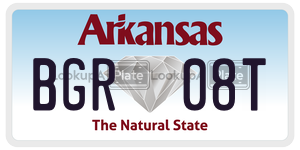 BGR08T  license plate in AR