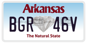 BGR46V  license plate in AR