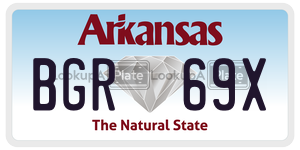 BGR69X  license plate in AR