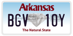 BGV10Y  license plate in AR