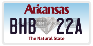BHB22A  license plate in AR