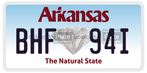 BHF94I  license plate in AR