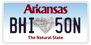 BHI50N  license plate in AR