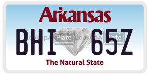 BHI65Z  license plate in AR