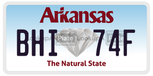 BHI74F  license plate in AR
