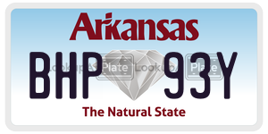 BHP93Y  license plate in AR