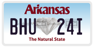 BHU24I  license plate in AR