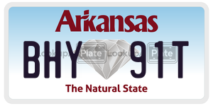 BHY91T  license plate in AR