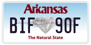 BIF90F  license plate in AR