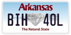 BIH40L  license plate in AR