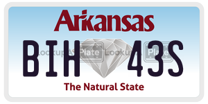 BIH43S  license plate in AR