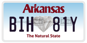 BIH81Y  license plate in AR
