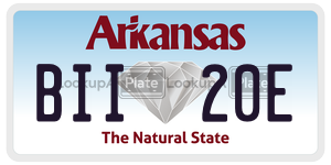 BII20E  license plate in AR