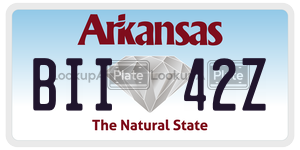 BII42Z  license plate in AR