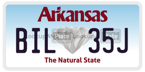 BIL35J  license plate in AR