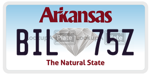 BIL75Z  license plate in AR