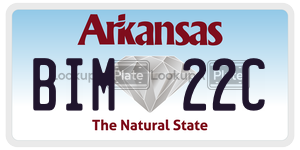 BIM22C  license plate in AR
