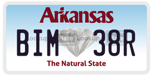 BIM38R  license plate in AR